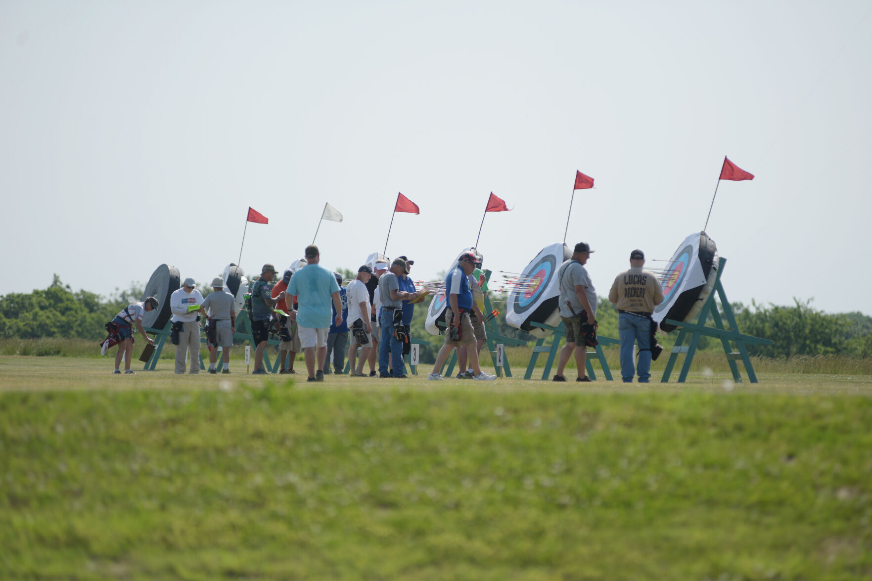Archers collect their arrows